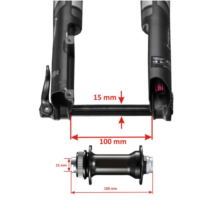 Fork Mount Thru-Axle 15-100 mm LOW - FIX-FORK Webshop