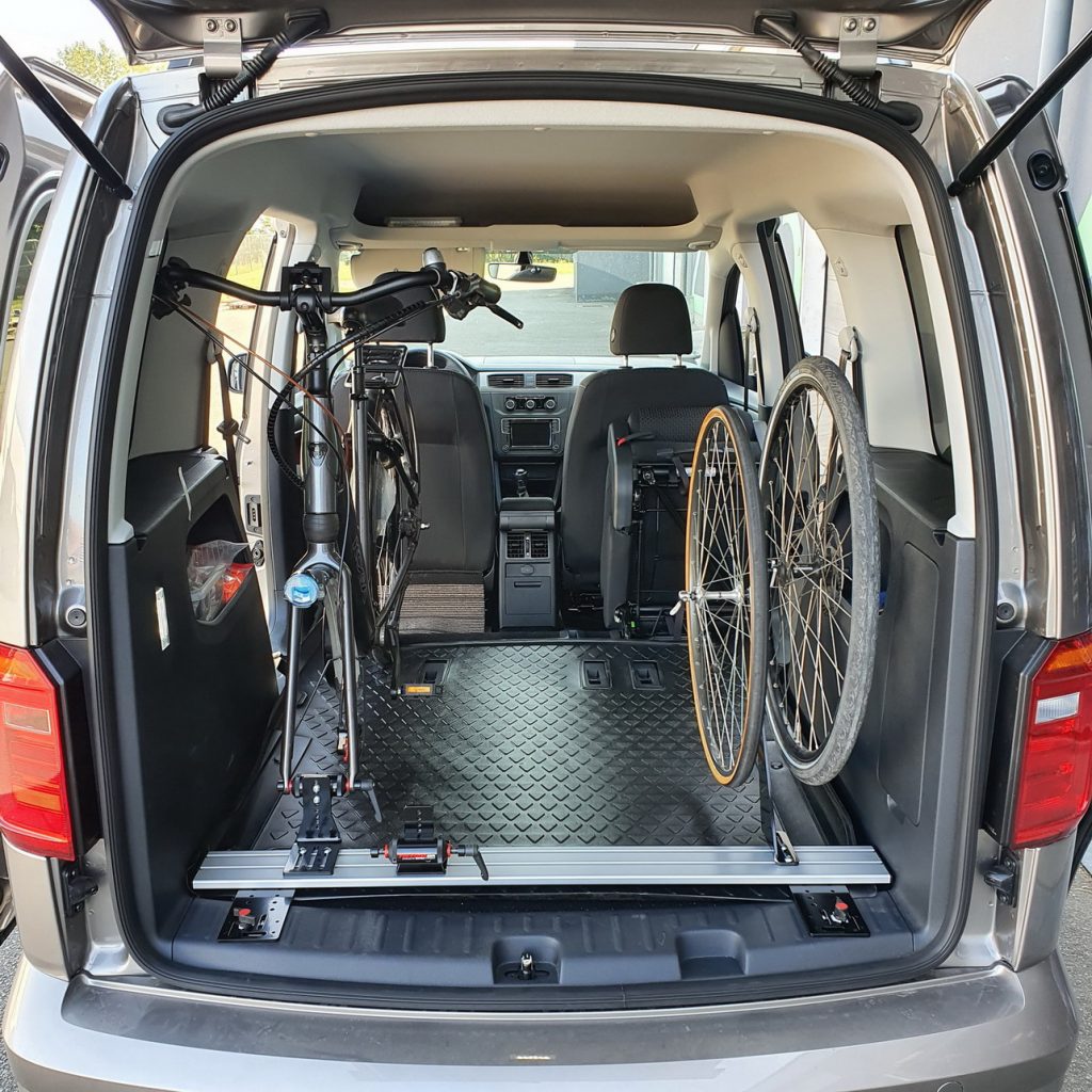 Bicycle Carrier in VW Caddy Life