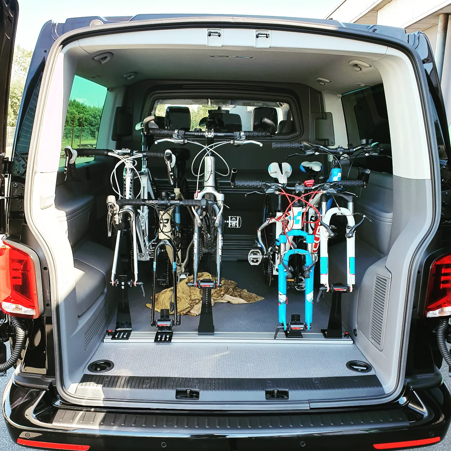 Bicycle Carrier in VW Caravelle
