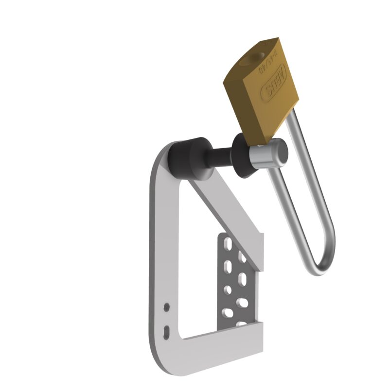 bicycle Hook that can be locked with a padlock