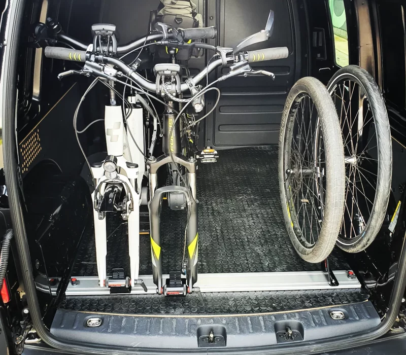 Bicycle carrier in Caddy